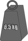 each stand weighs in at 6.5kg